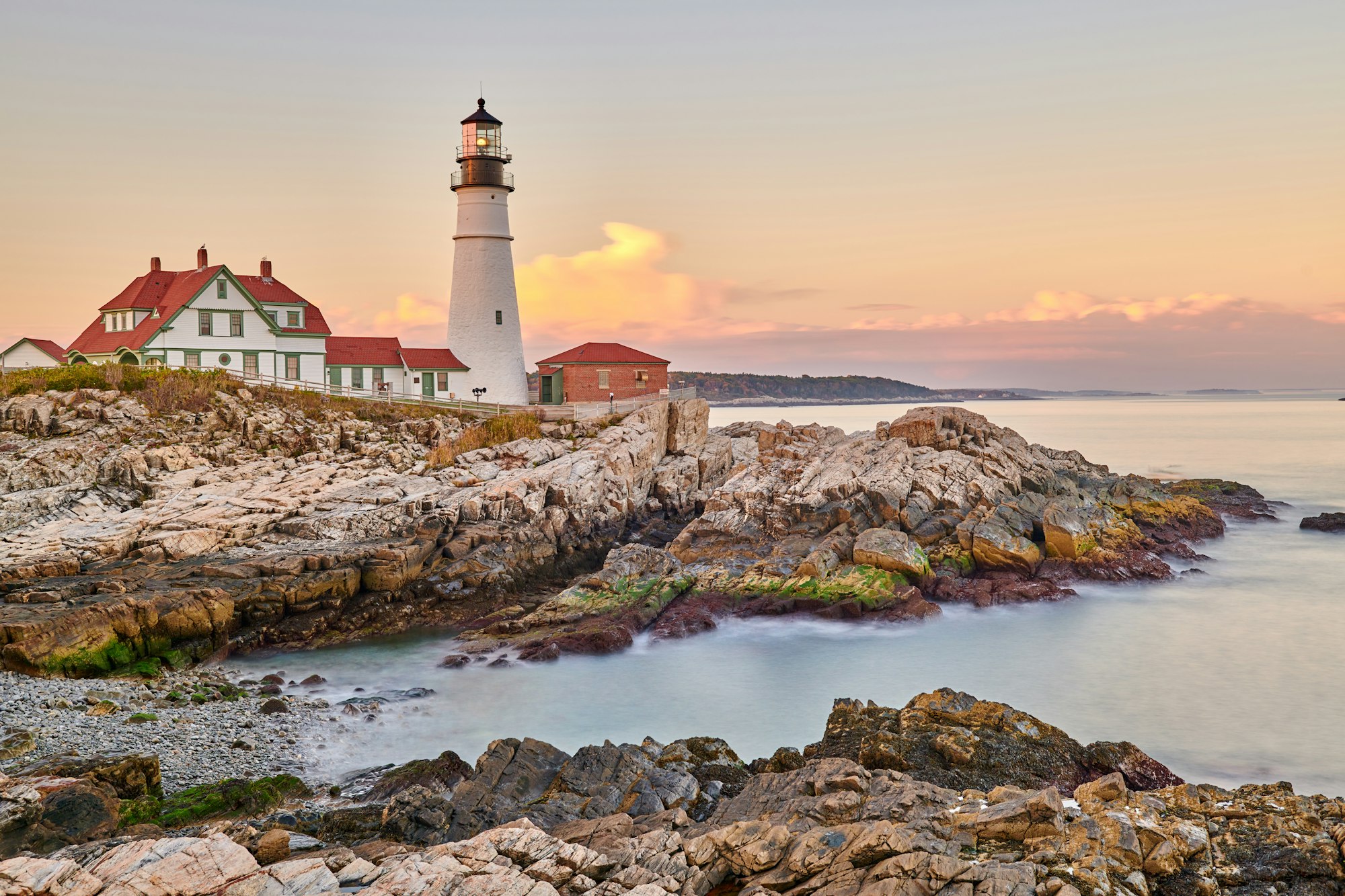 Portland Head Lighthouse, Maine, USA.