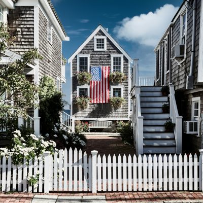 United States flag in Provincetown, Massachusetts